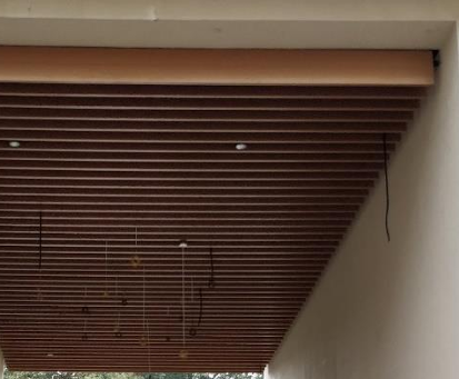 Lodha Amara Aluminum Ceiling baffle, PVDF finish.